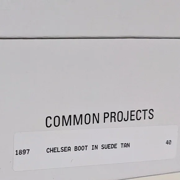 Common Projects Suede Chelsea in Tan
